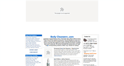 Desktop Screenshot of bodycleansers.com