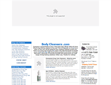 Tablet Screenshot of bodycleansers.com